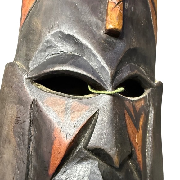 Hand‎ Carved Tribal Wooden Mask Wall Decor African Art